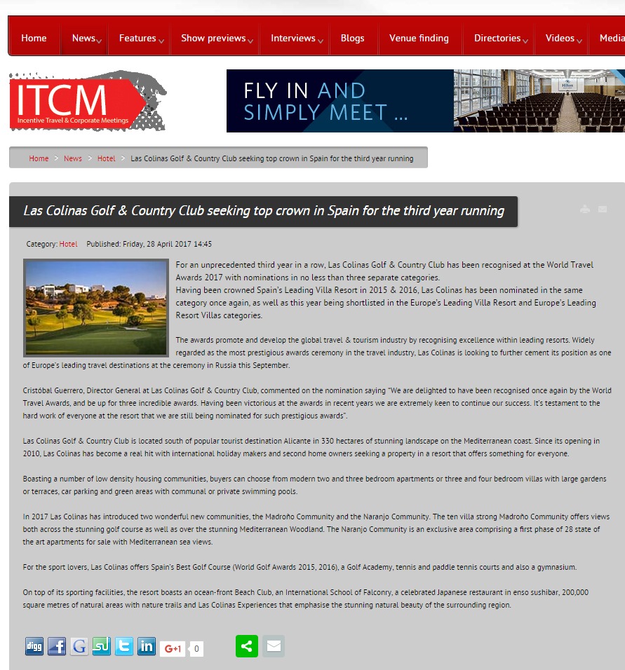 Las Colinas Golf & Country Club seeking top crown in Spain for the third year running