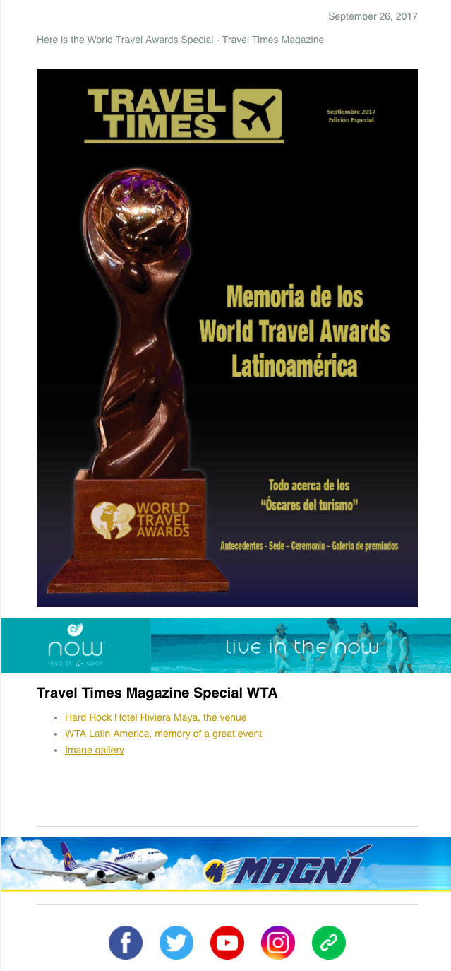 World Travel Awards Special
