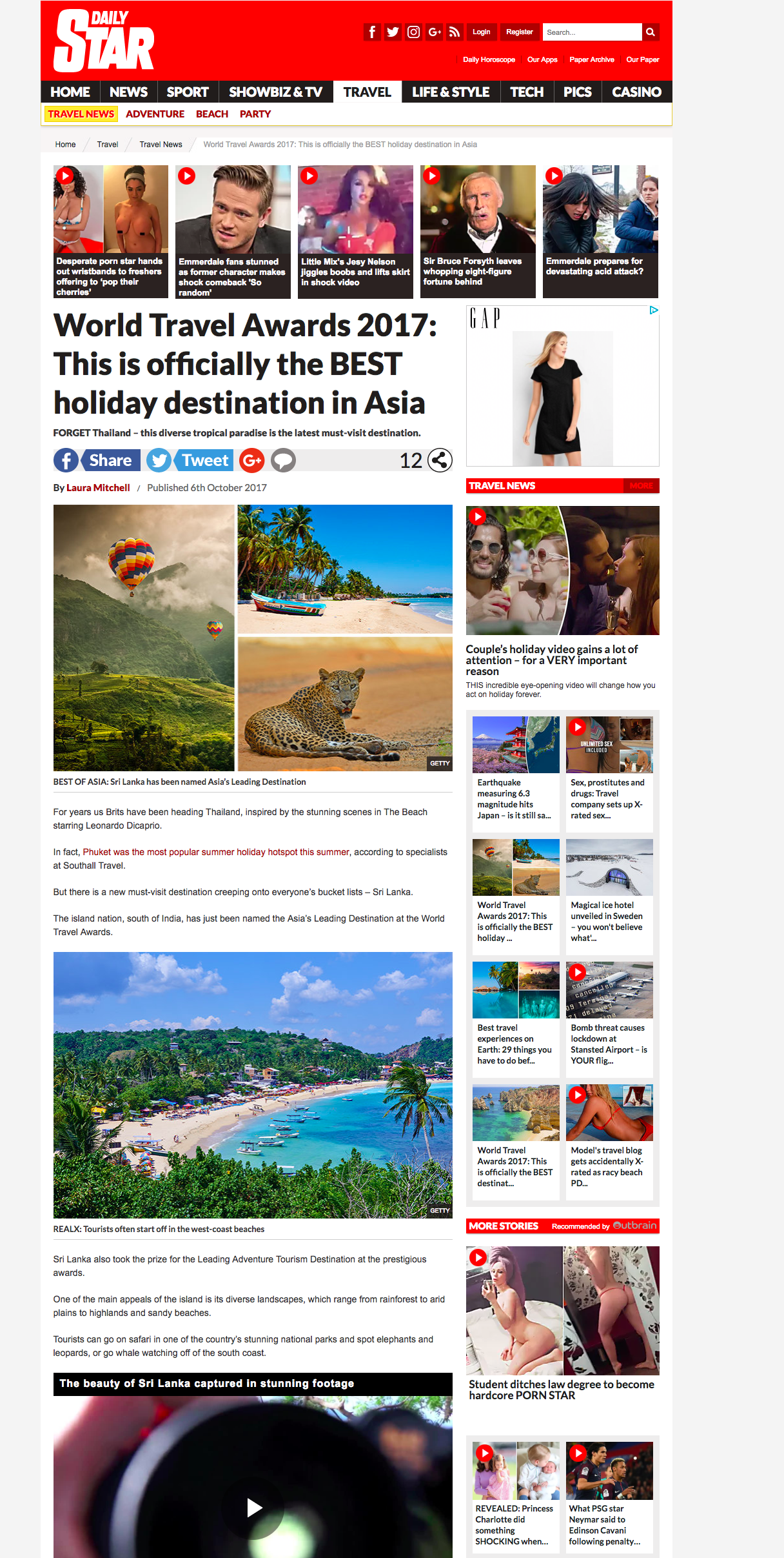 World Travel Awards 2017: This is officially the BEST holiday destination in Asia