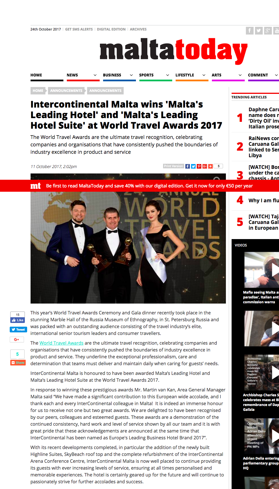 Intercontinental Malta 