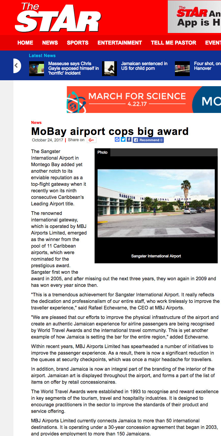 MoBay airport cops big award