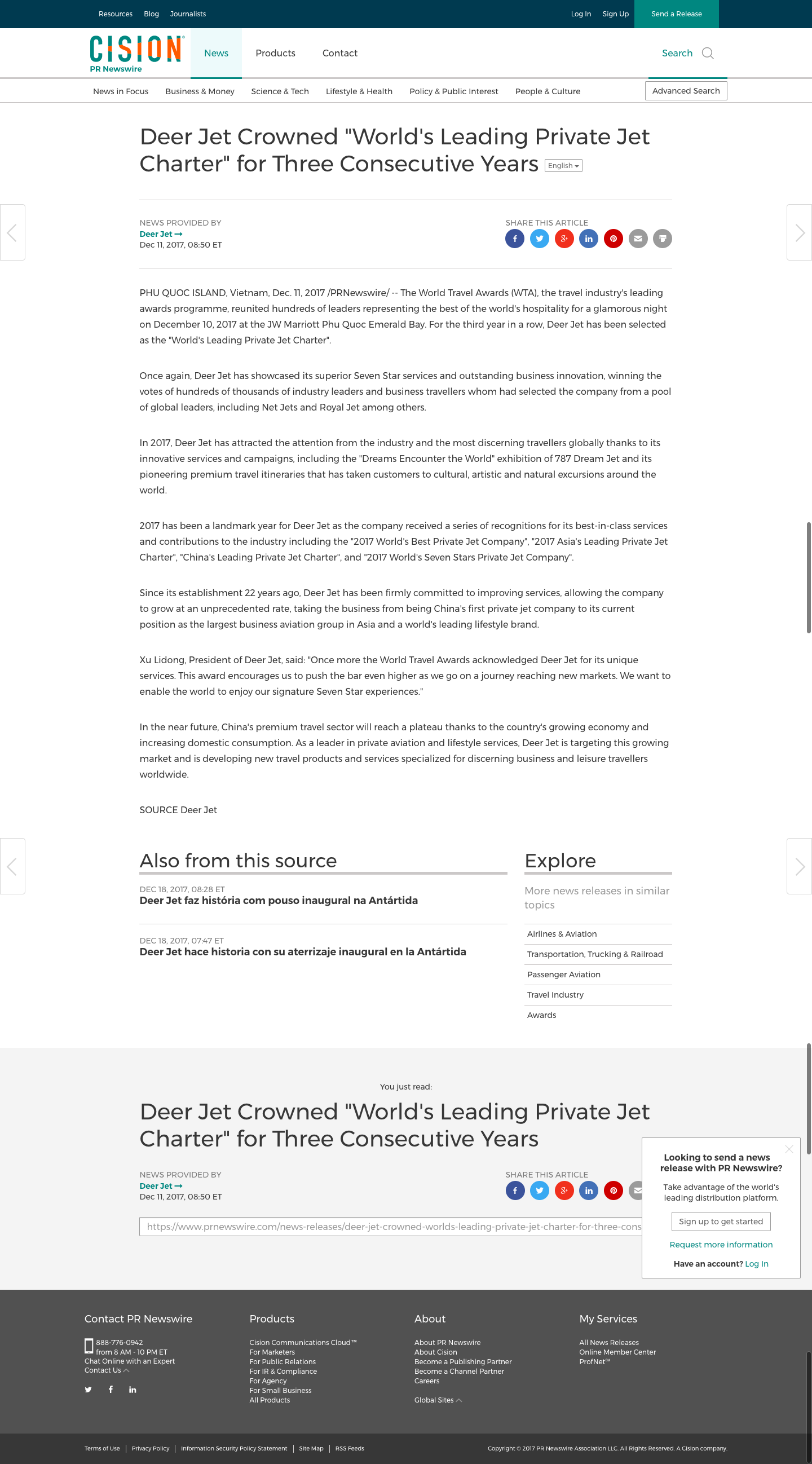 Deer Jet Crowned 