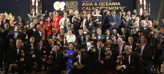 World Travel Awards Asia & Oceania Gala Ceremony 2019 winners