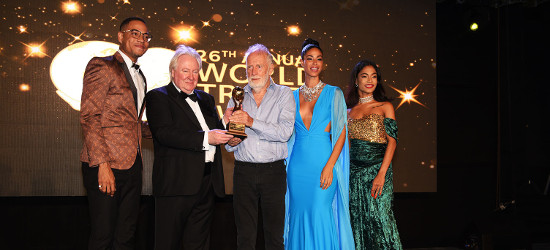Chris Blackwell honoured at World Travel Awards