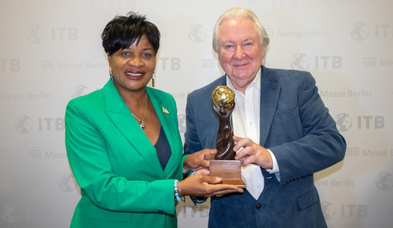 Lorine Charles-St Jules, CEO, Saint Lucia Tourism Authority and Graham Cooke, Founder, WTA
